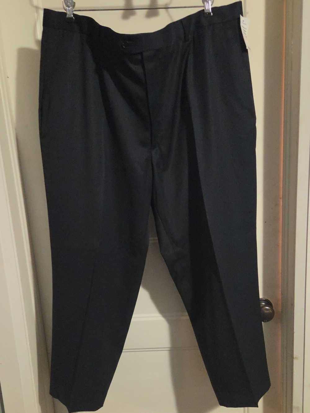 Men's Classic Black Dress Pants - Professional Trousers